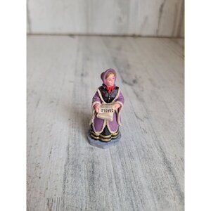 Lemax Victorian woman caroler sheet music village accessory xmas